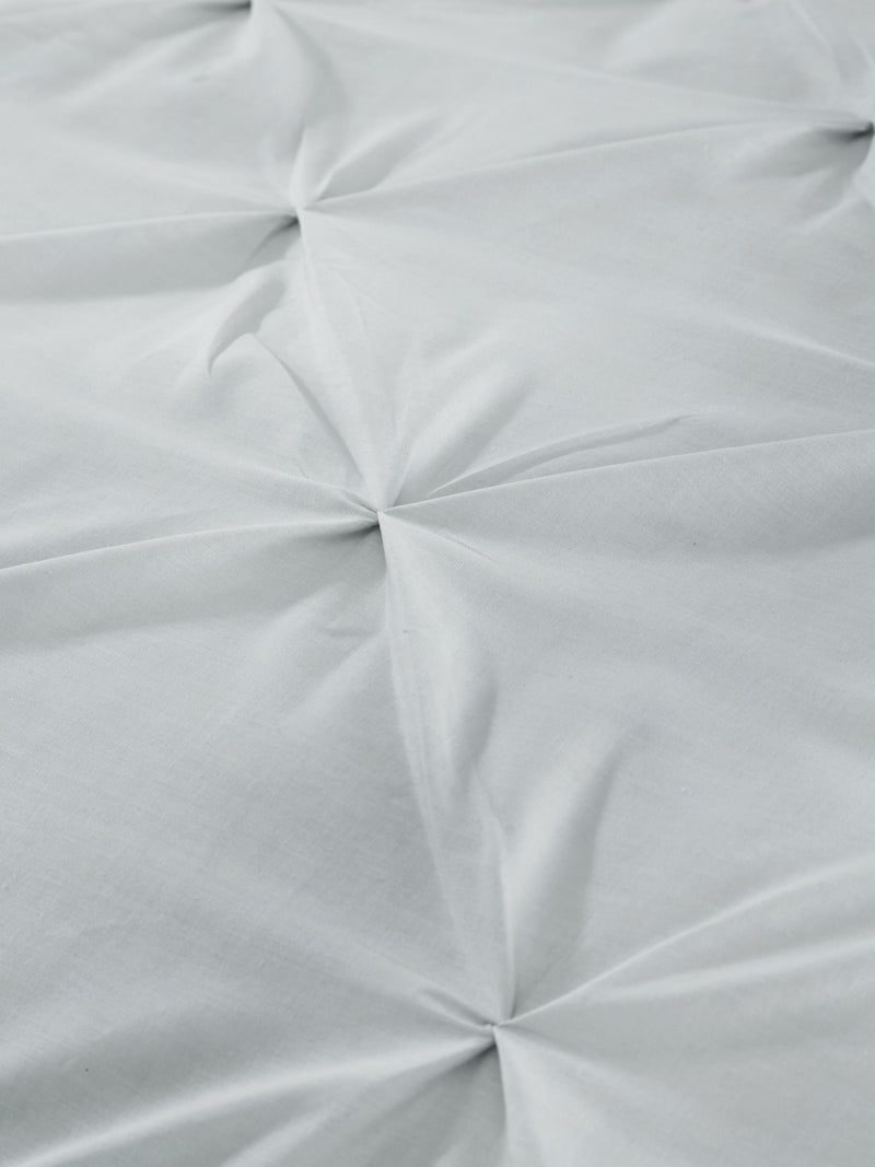 Serene Silver Lara Duvet Cover And Pillowcase Set