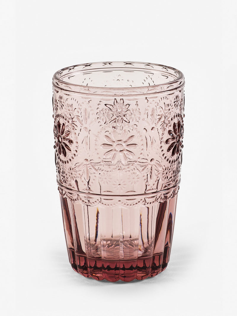 Multi Claro tumbler glasses set of 4 12cm height (British brand)