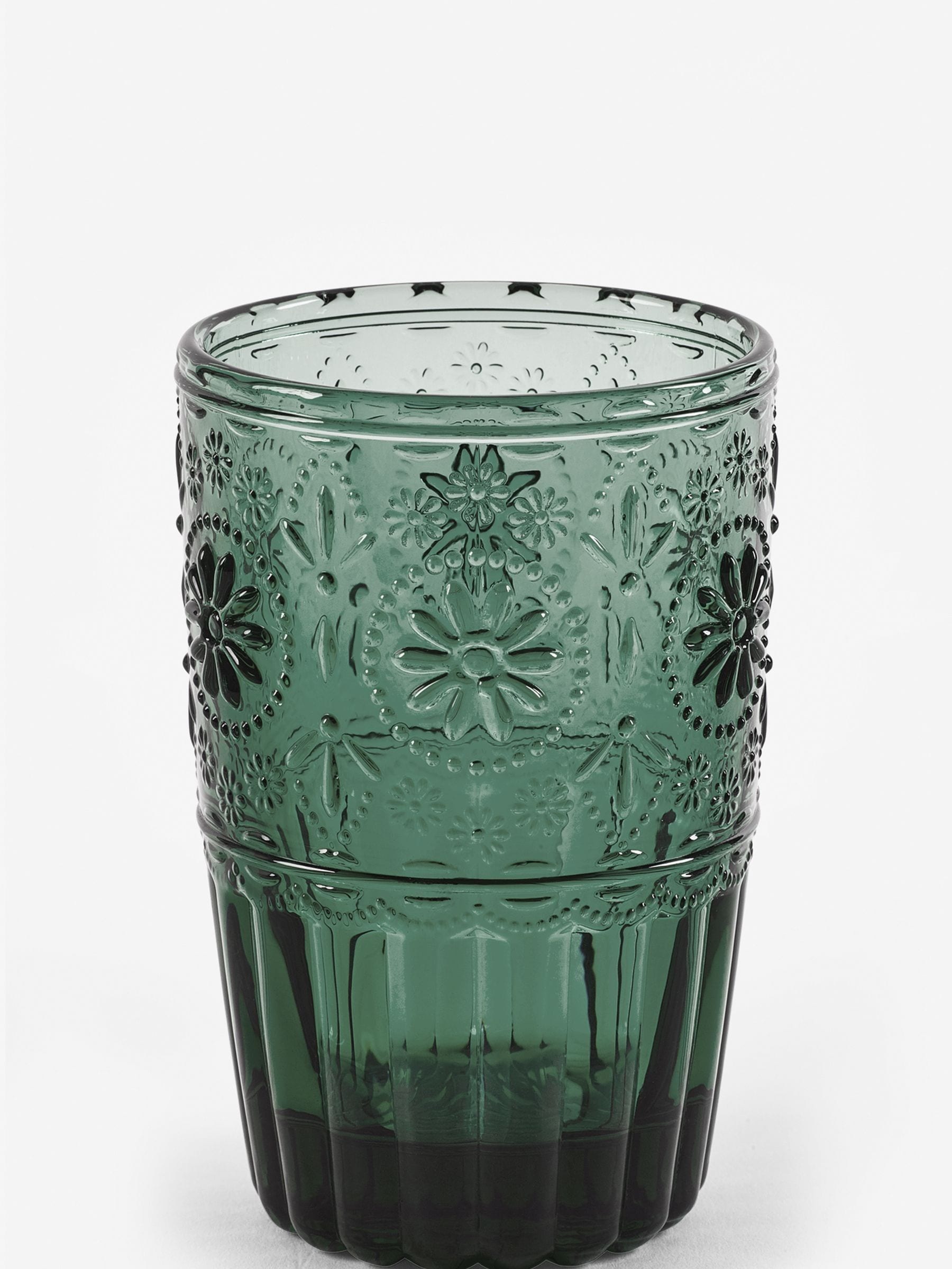 Multi Claro tumbler glasses set of 4 12cm height (British brand)