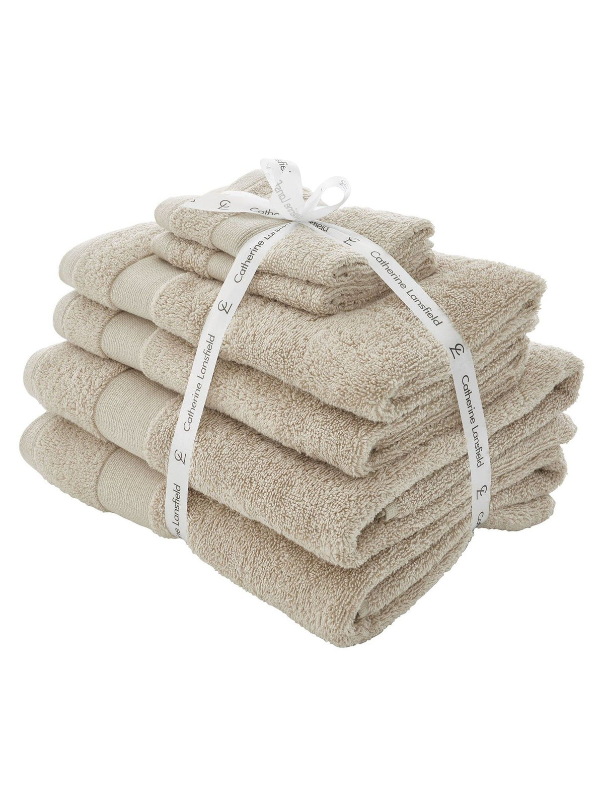 Catherine Lansfield 6-piece anti-bacterial towel bale, UK version