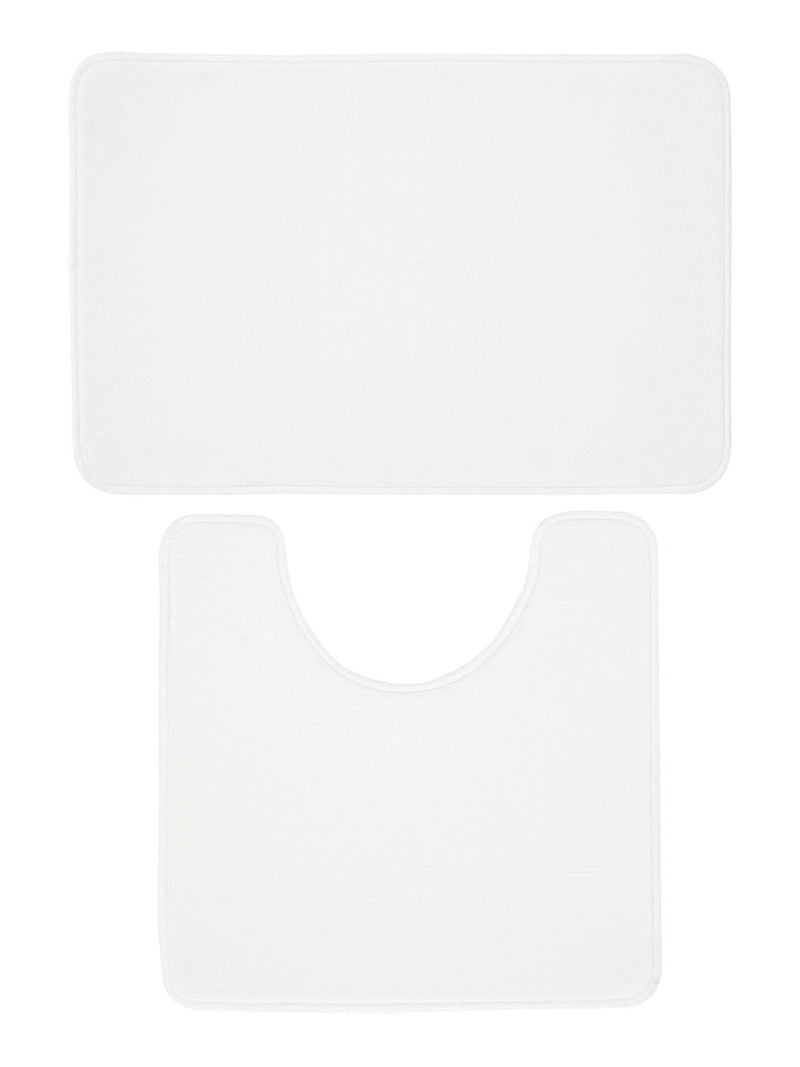 Catherine Lansfield anti-bacterial memory foam bath mat set, UK version