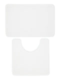 Catherine Lansfield anti-bacterial memory foam bath mat set, UK version