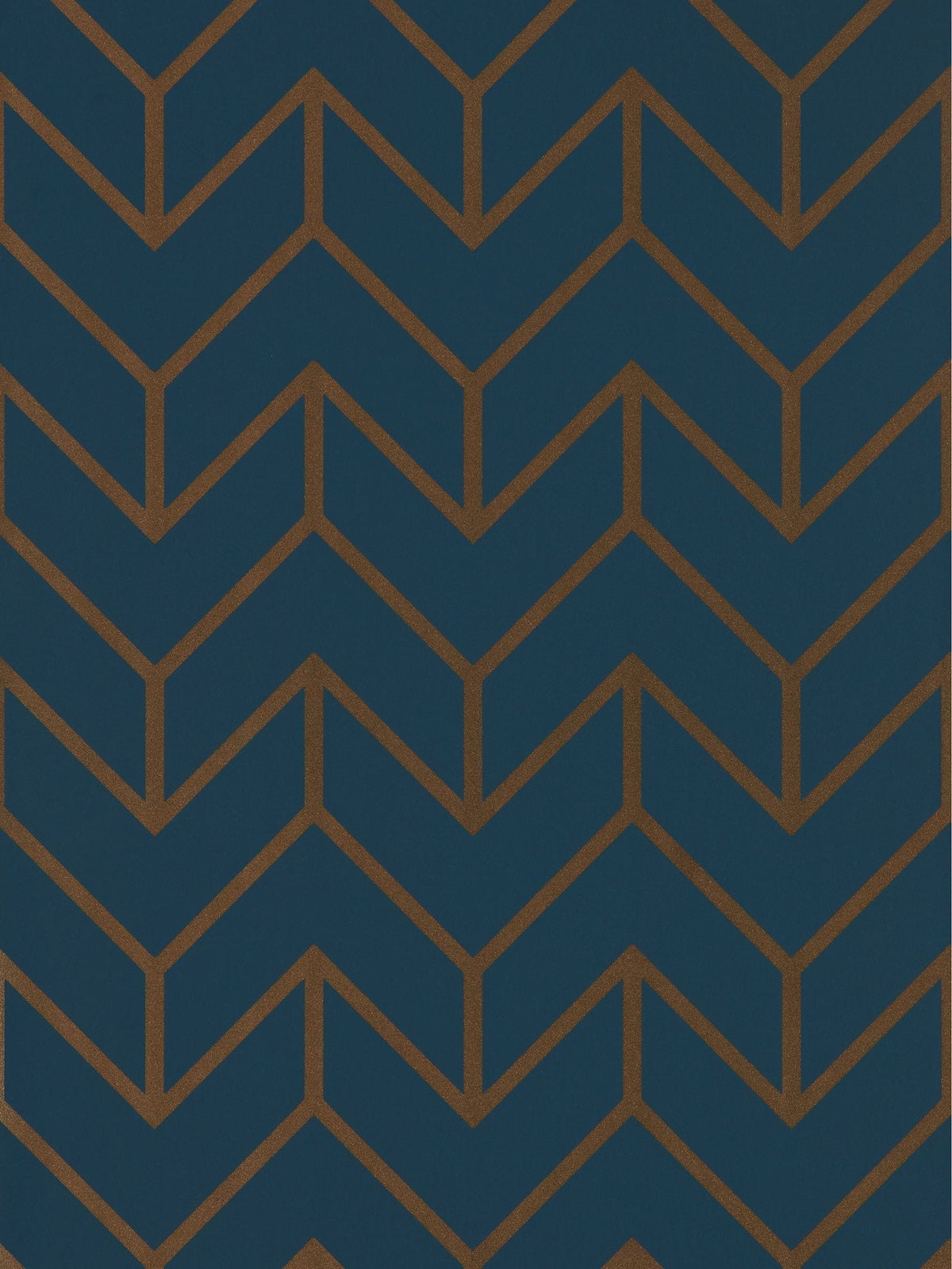 Harlequin blue tessellation wallpaper sample (British brand)