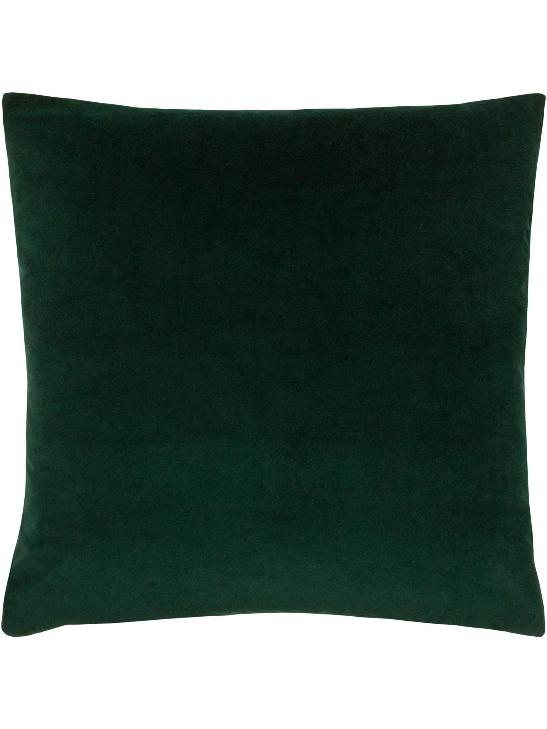 Evans Lichfield Cerise Pink Sunningdale Velvet Cushion 50 x 50cm