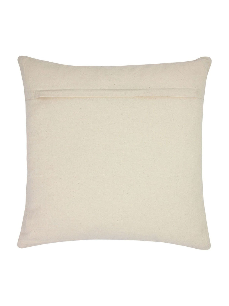 Furn Mossa woven cushion neutral with black stripes, imported from the UK