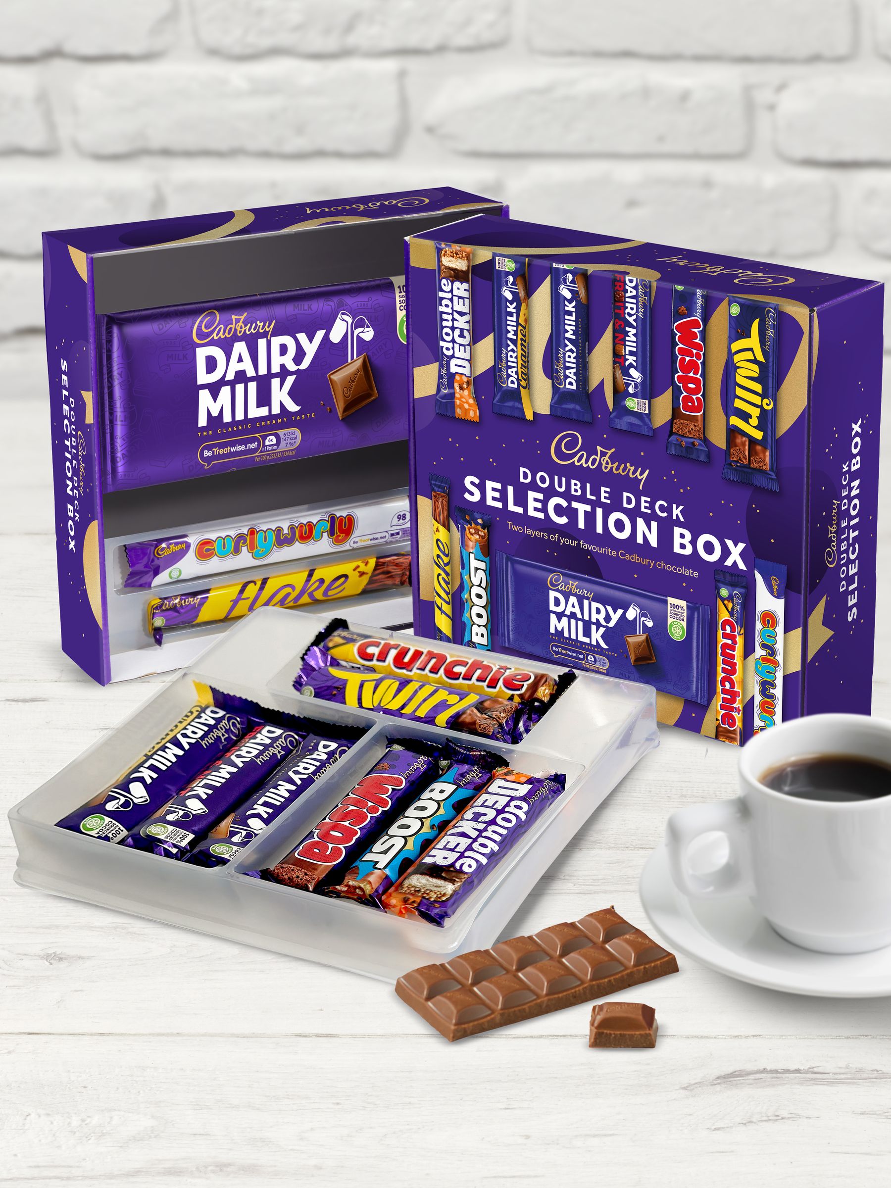 Cadbury Double Deck chocolate selection box - British product