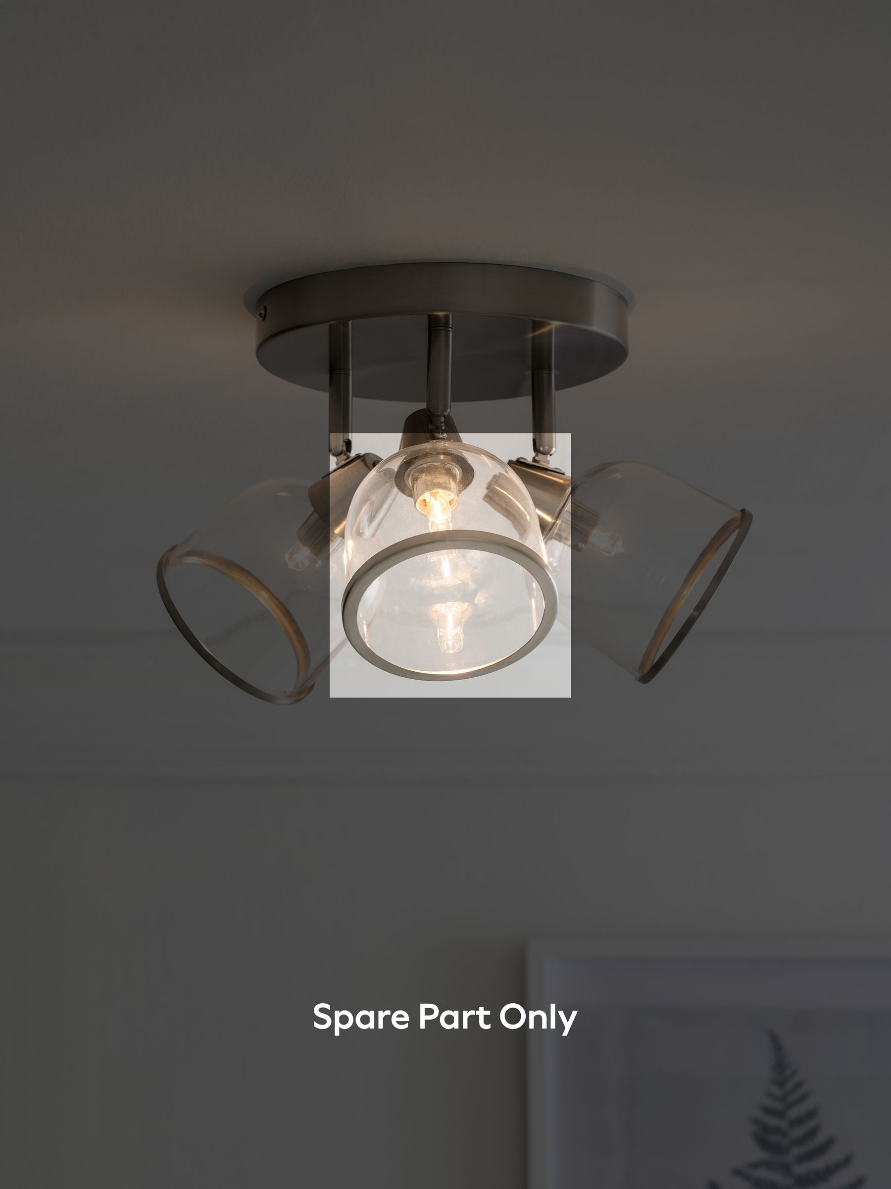 Clear Gloucester spare shade for M51165, UK version