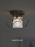 Clear Gloucester spare shade for M51165, UK version