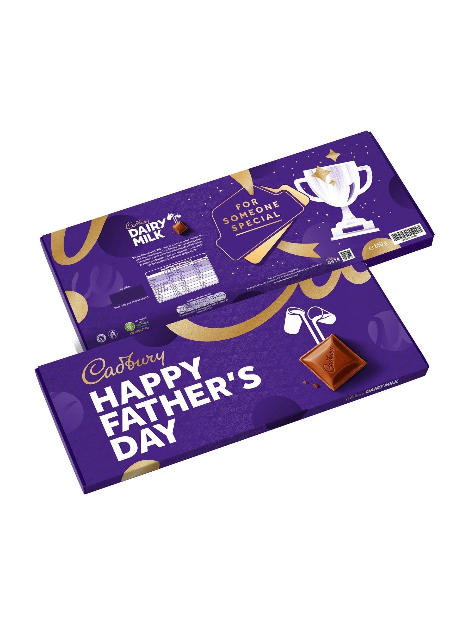 Cadbury Happy Father's Day Dairy Milk Giant Chocolate Bar 850g