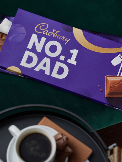 Next Cadbury Dairy Milk No.1 Dad Giant Chocolate Bar 850 جرام - اشترِ عبر الإنترنت من McGrocer