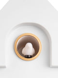 Karlsson White Cuckoo Alarm Clock 21.5cm, UK version