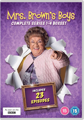 Mrs Brown's Boys Serie 1-4 DVD Komediesett