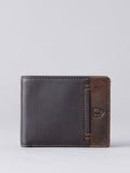 Lakeland Leather brown stitch bi-fold wallet (British brand)