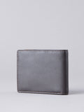 Lakeland Leather brown stitch bi-fold wallet (British brand)