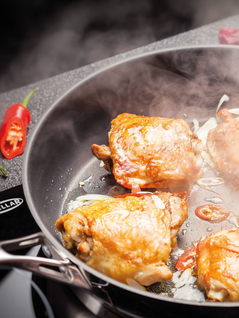 Stellar Silver Induction Non Stick Frying Pan 24cm