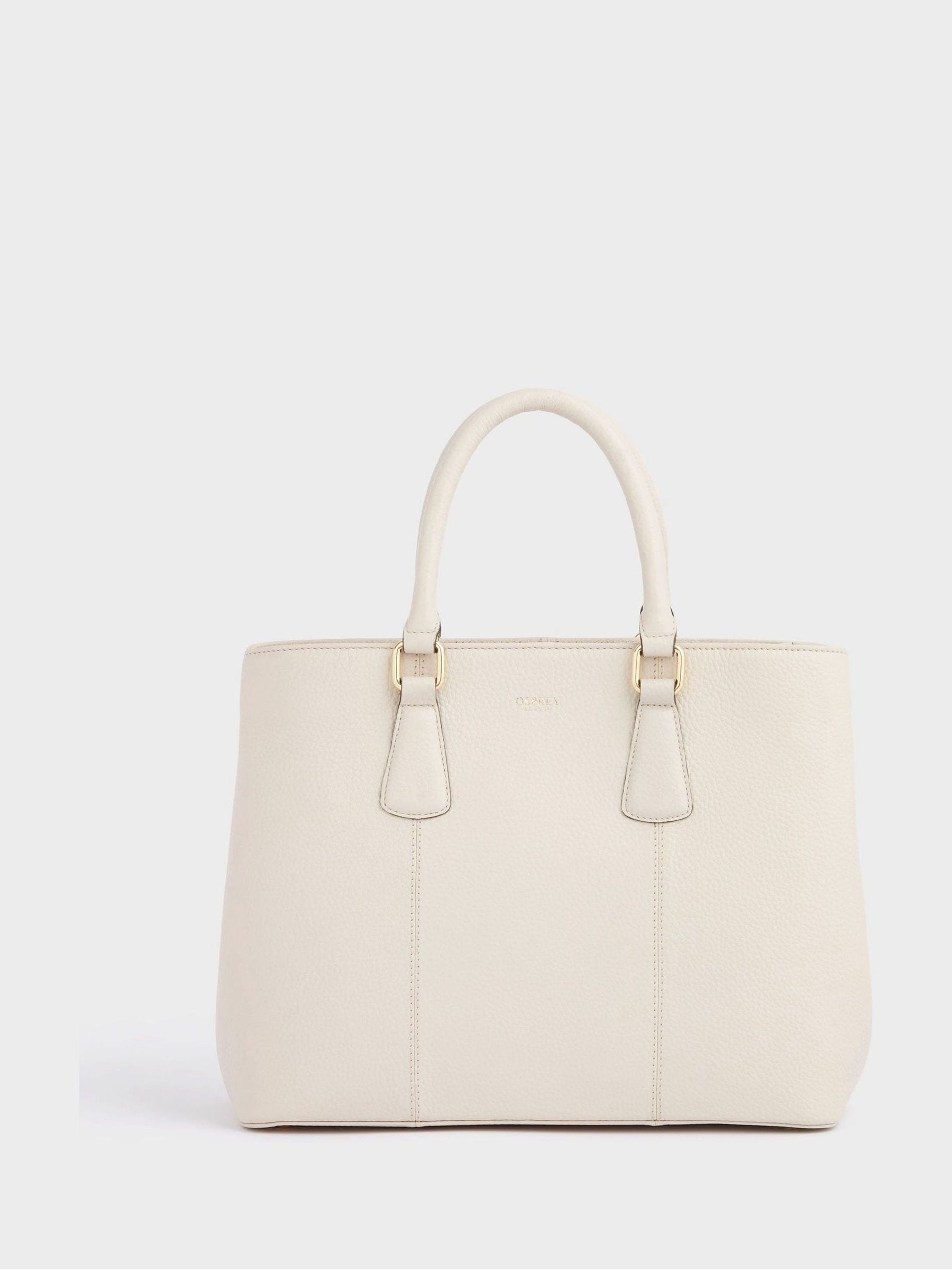 Osprey London Dove Grey The Adaline Leather Work Bag