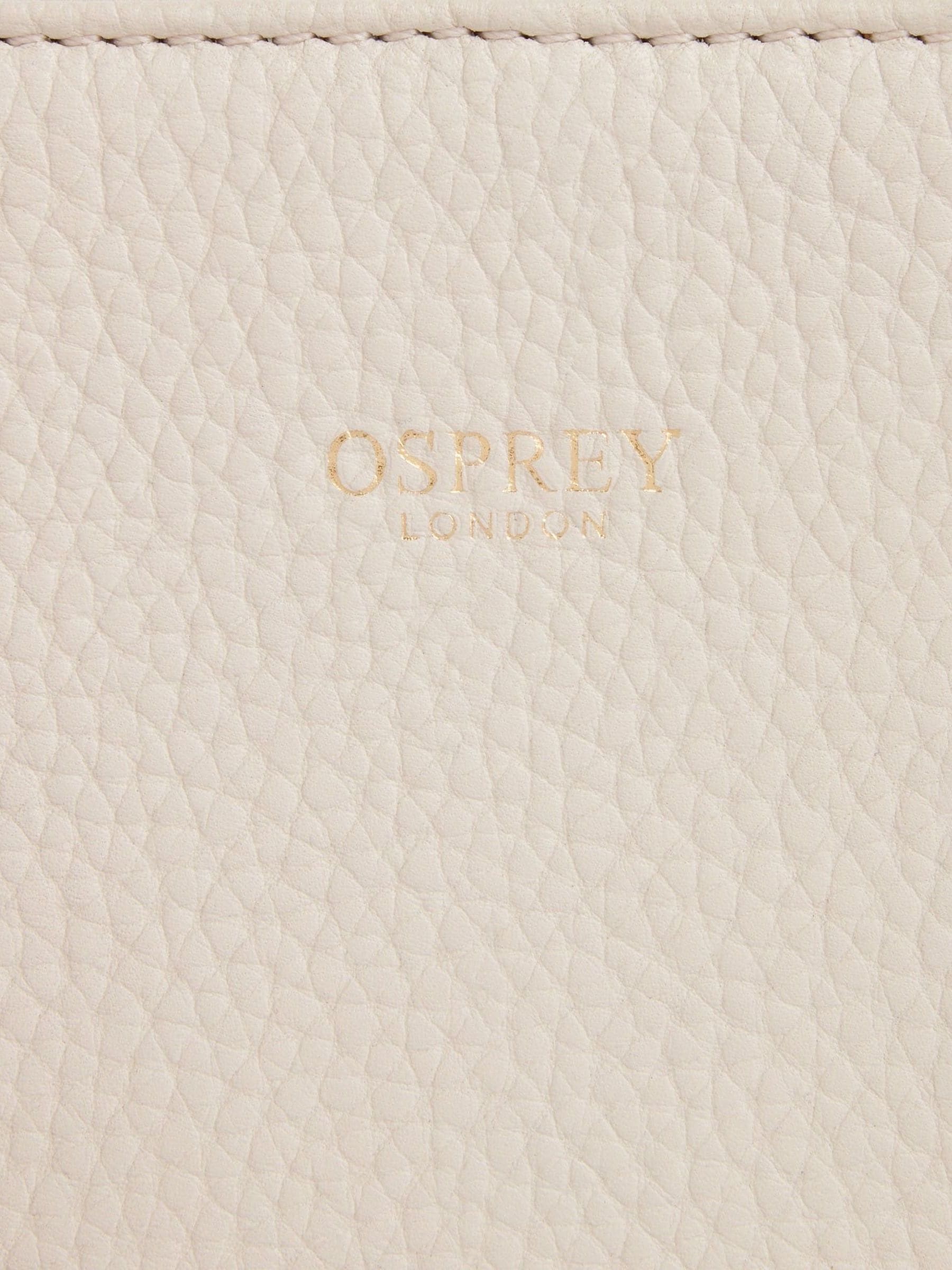 Osprey London Dove Grey The Adaline Leather Work Bag