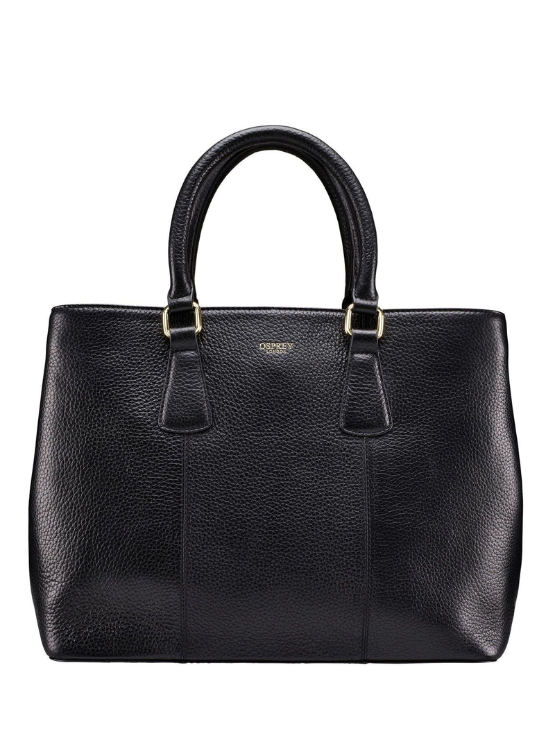 Osprey London Black The Adaline Leather Work Bag