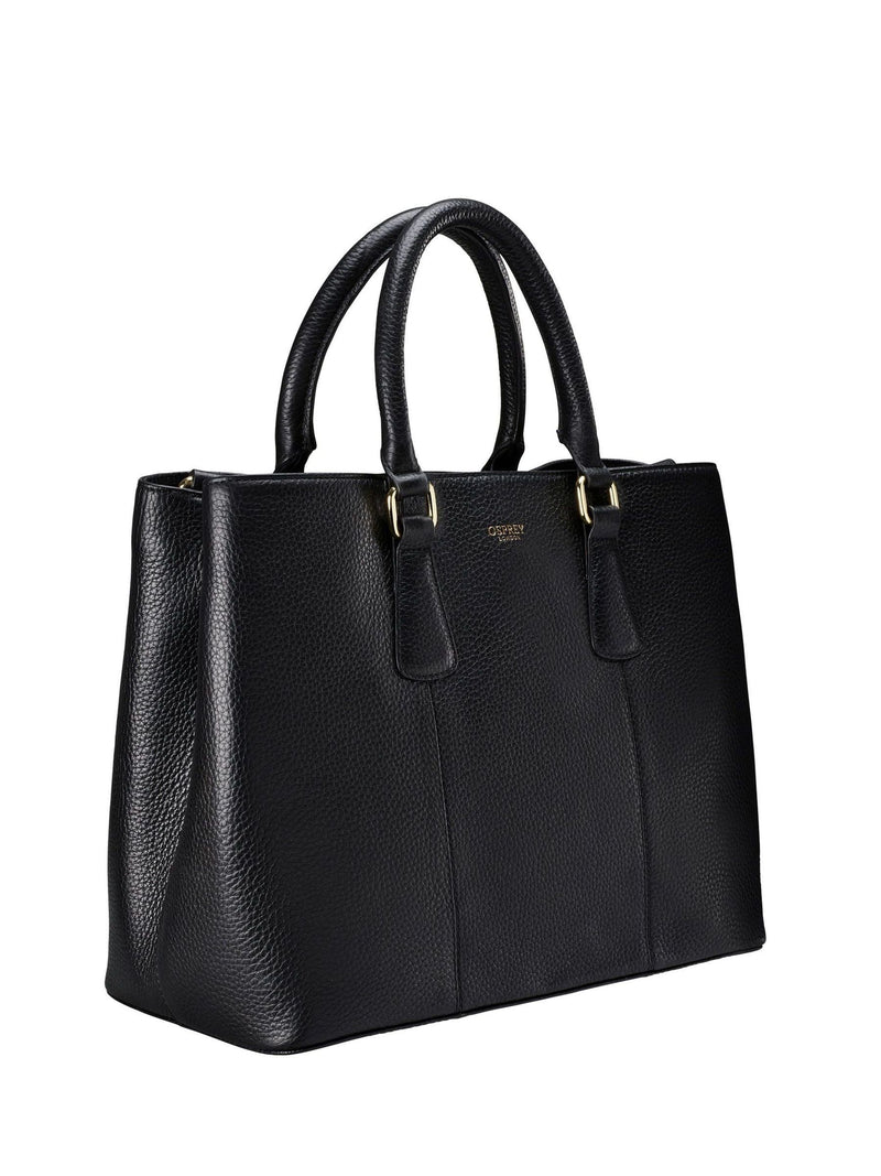 Osprey London Black The Adaline Leather Work Bag