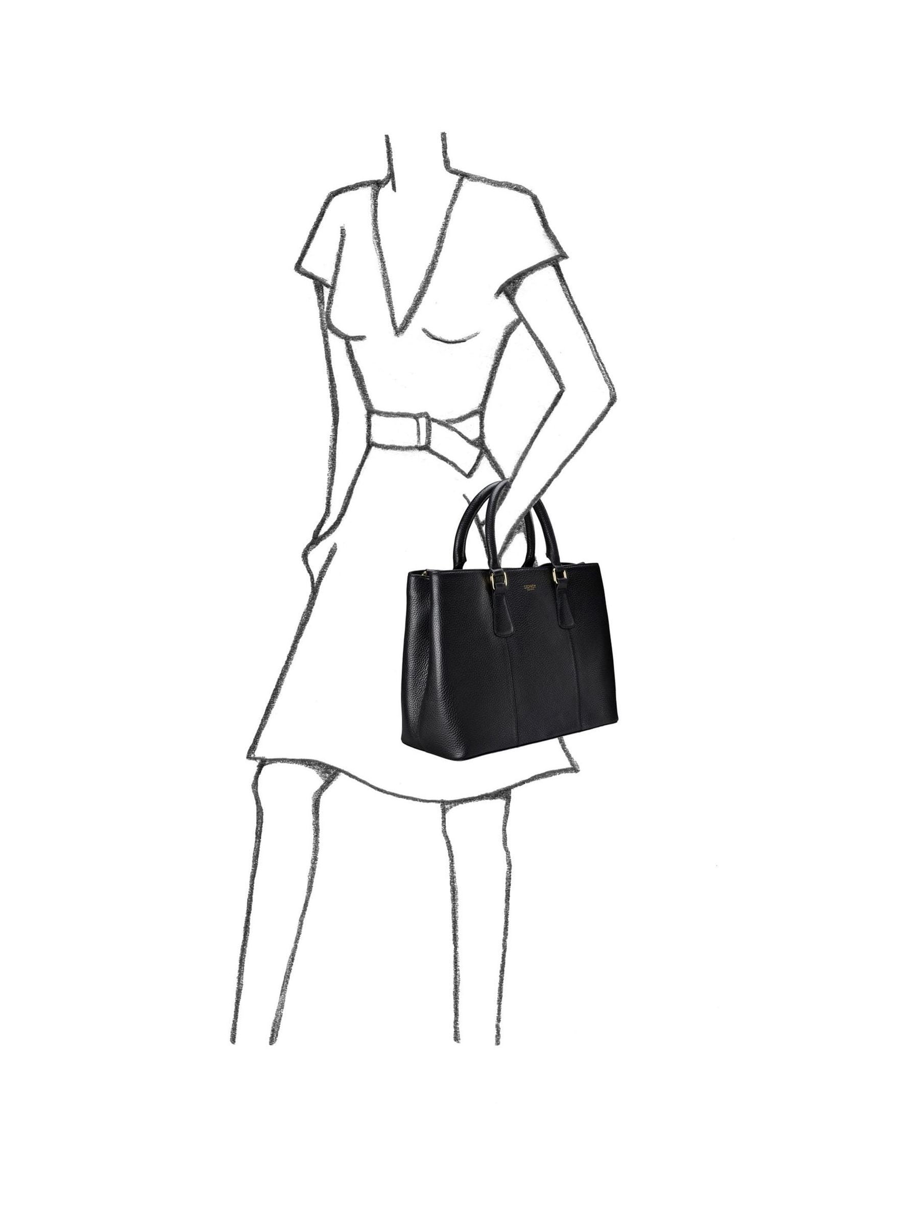 Osprey London Black The Adaline Leather Work Bag