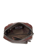 Osprey London brown Carter small saddle leather messenger bag - British product