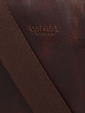 Osprey London brown Carter small saddle leather messenger bag - British product