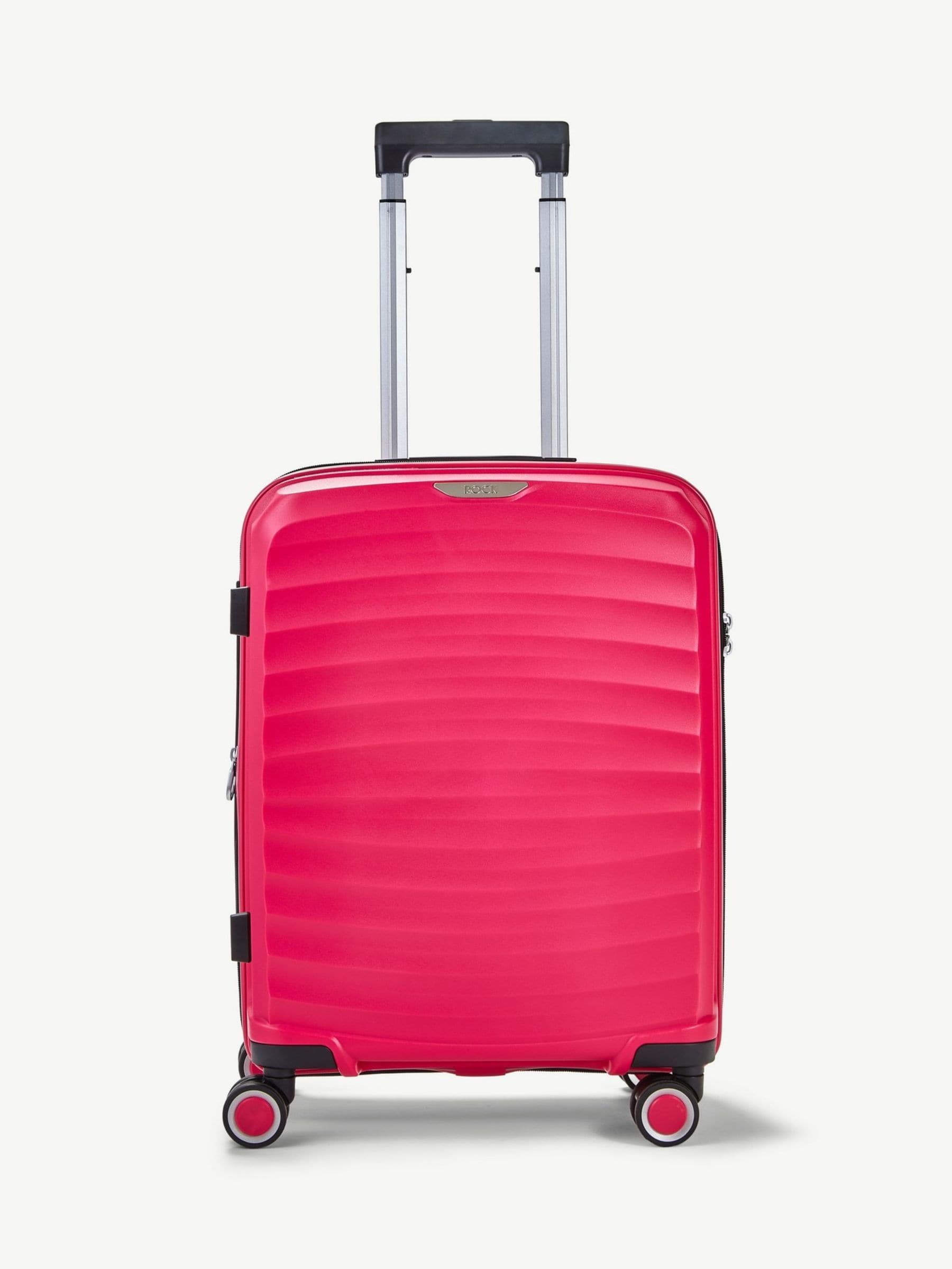 Rock Pink Sunwave Cabin Suitcase - British product