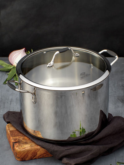 Next Stellar James Martin Silver Stockpot 7L- Buy online at McGrocer