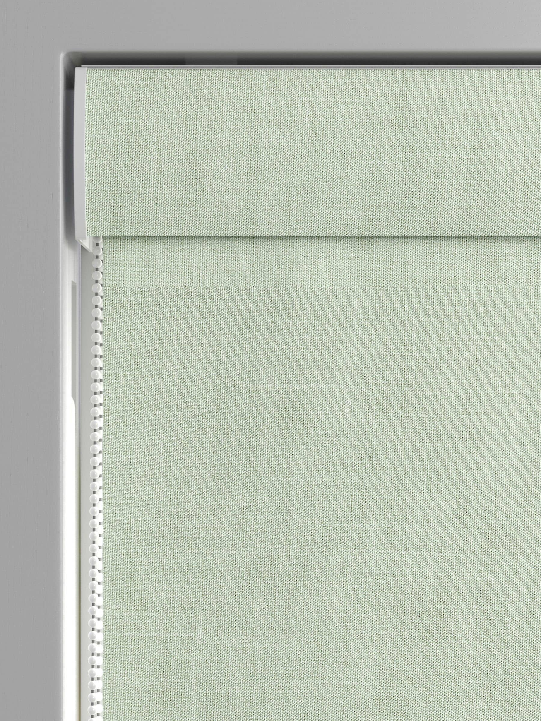 Laura Ashley sage green Easton roman blind, UK version