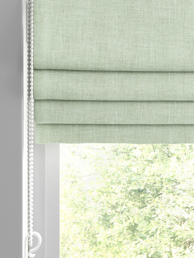 Laura Ashley sage green Easton roman blind, UK version