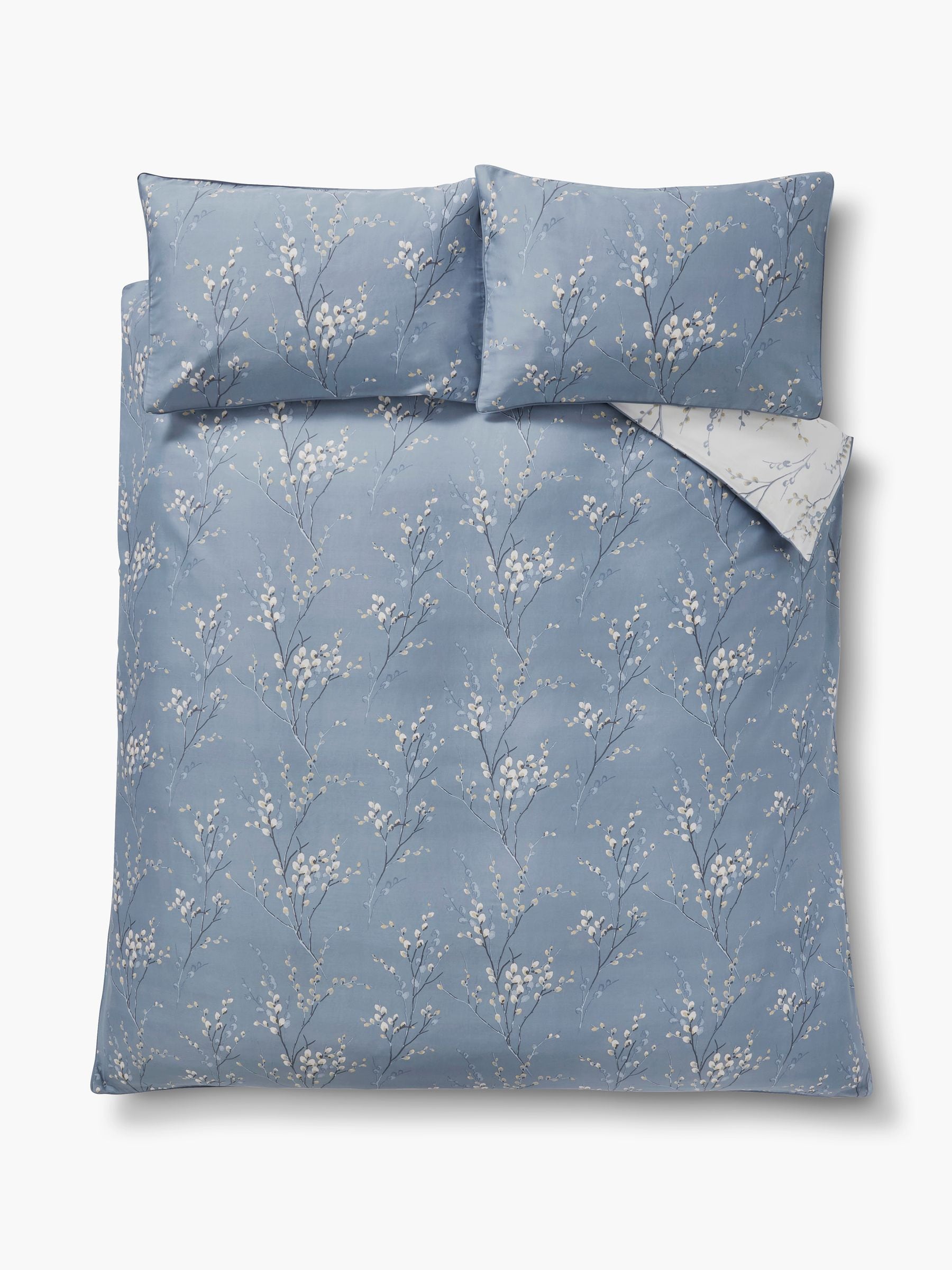 Laura Ashley Blue Dark Seaspray Pussy Willow duvet cover set, UK version