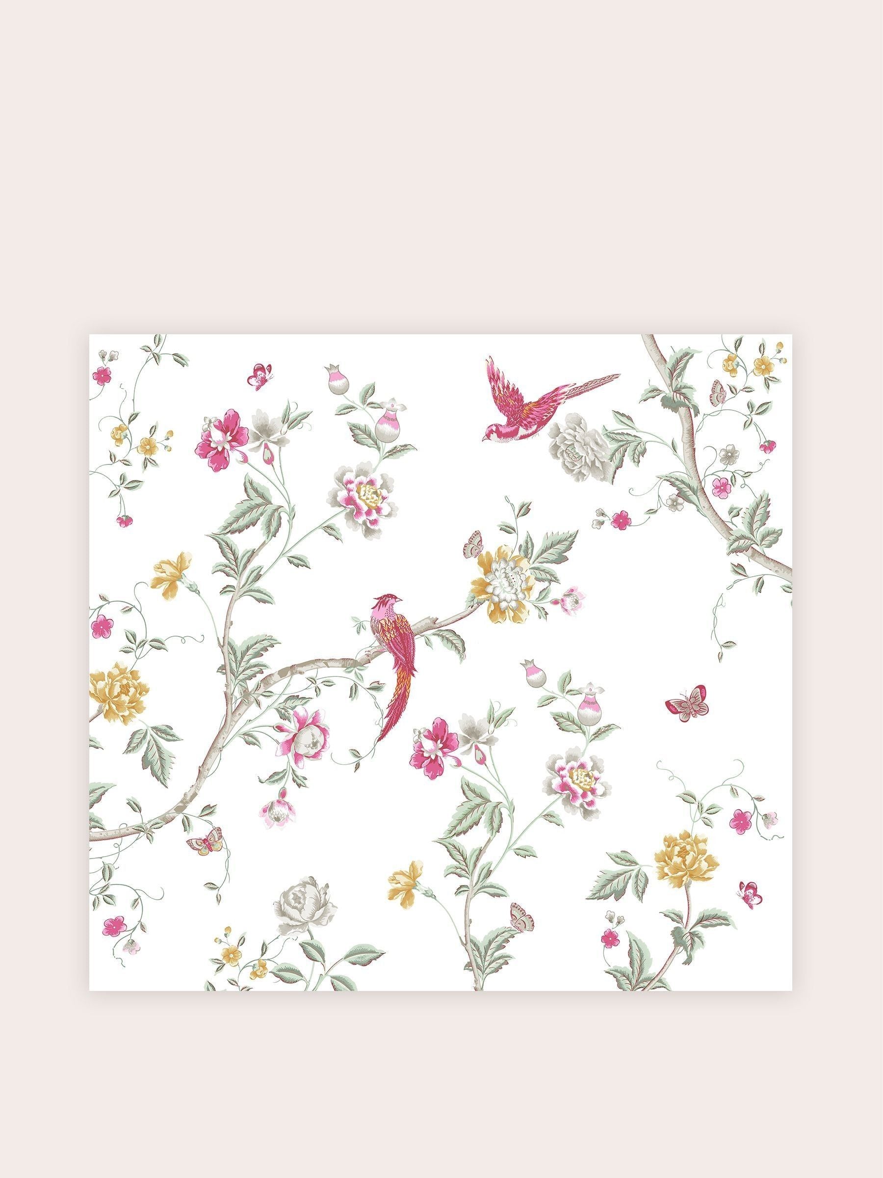 Laura Ashley Pink Summer Palace mural - British product