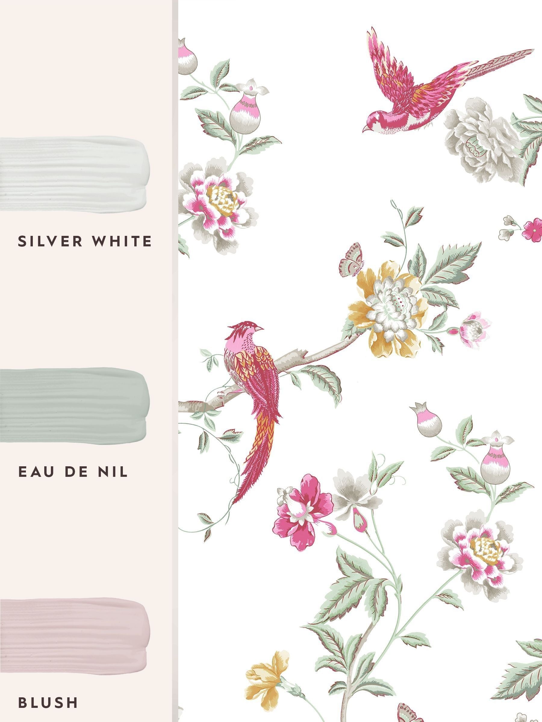 Laura Ashley Pink Summer Palace mural - British product