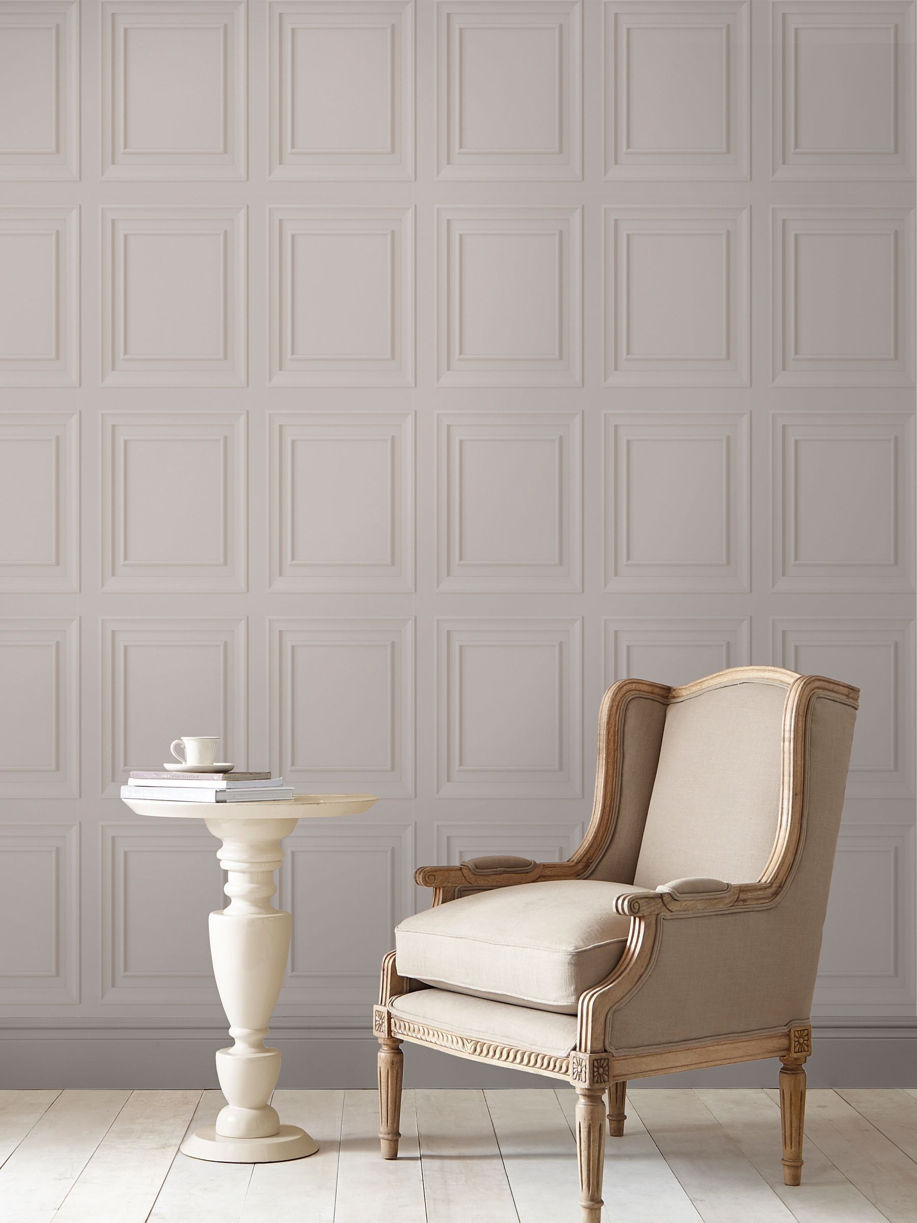 Laura Ashley Pale Steel Redbrook Wallpaper 10m
