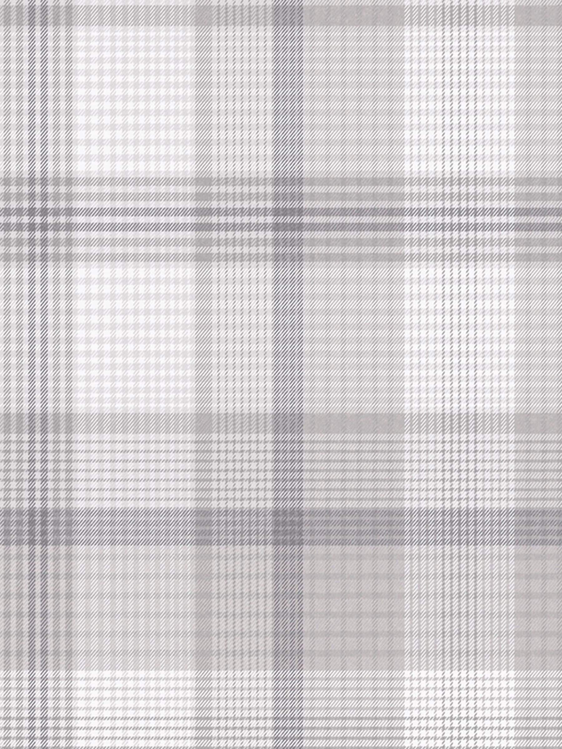 Graham & Brown Grey Heritage Plaid wallpaper 10M (British brand)