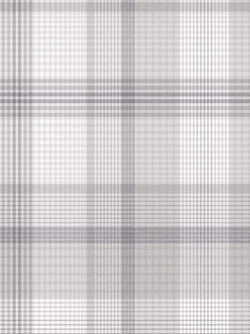 Graham & Brown Grey Heritage Plaid wallpaper 10M (British brand)