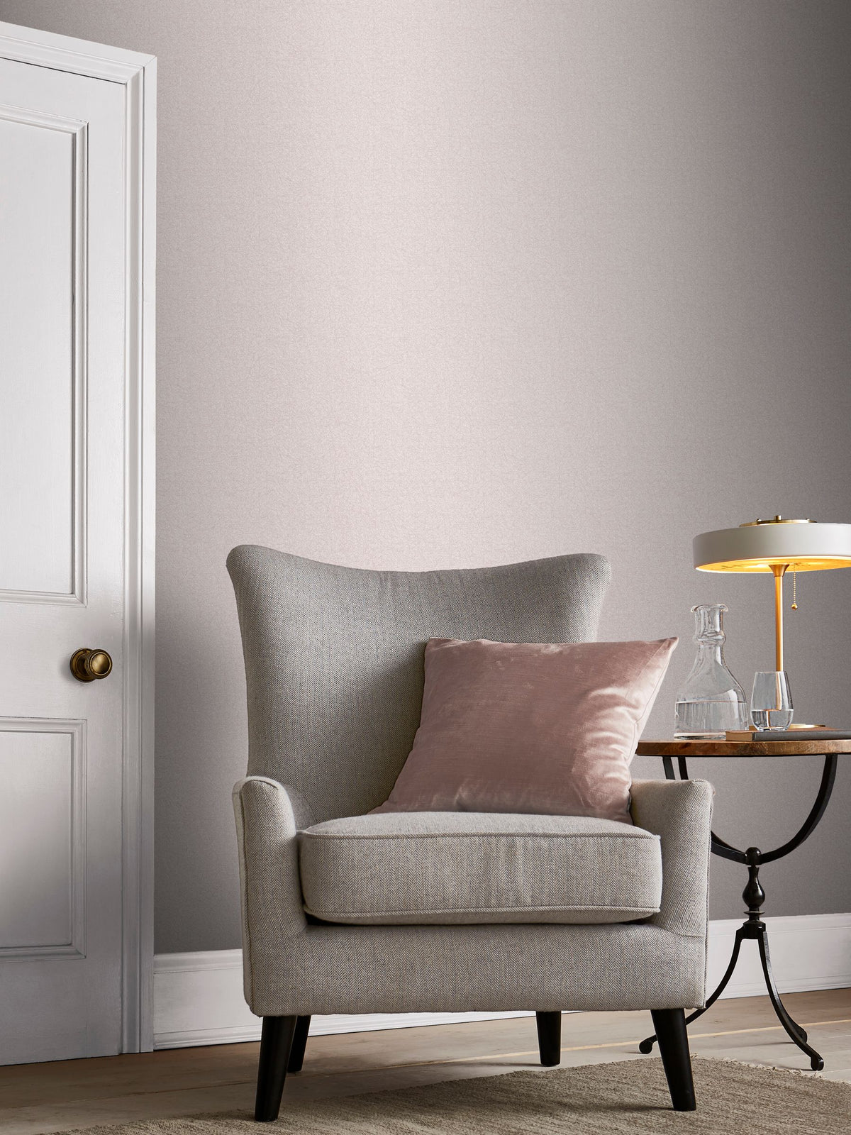 Graham & Brown wallpaper sample Pink Lagom, UK version