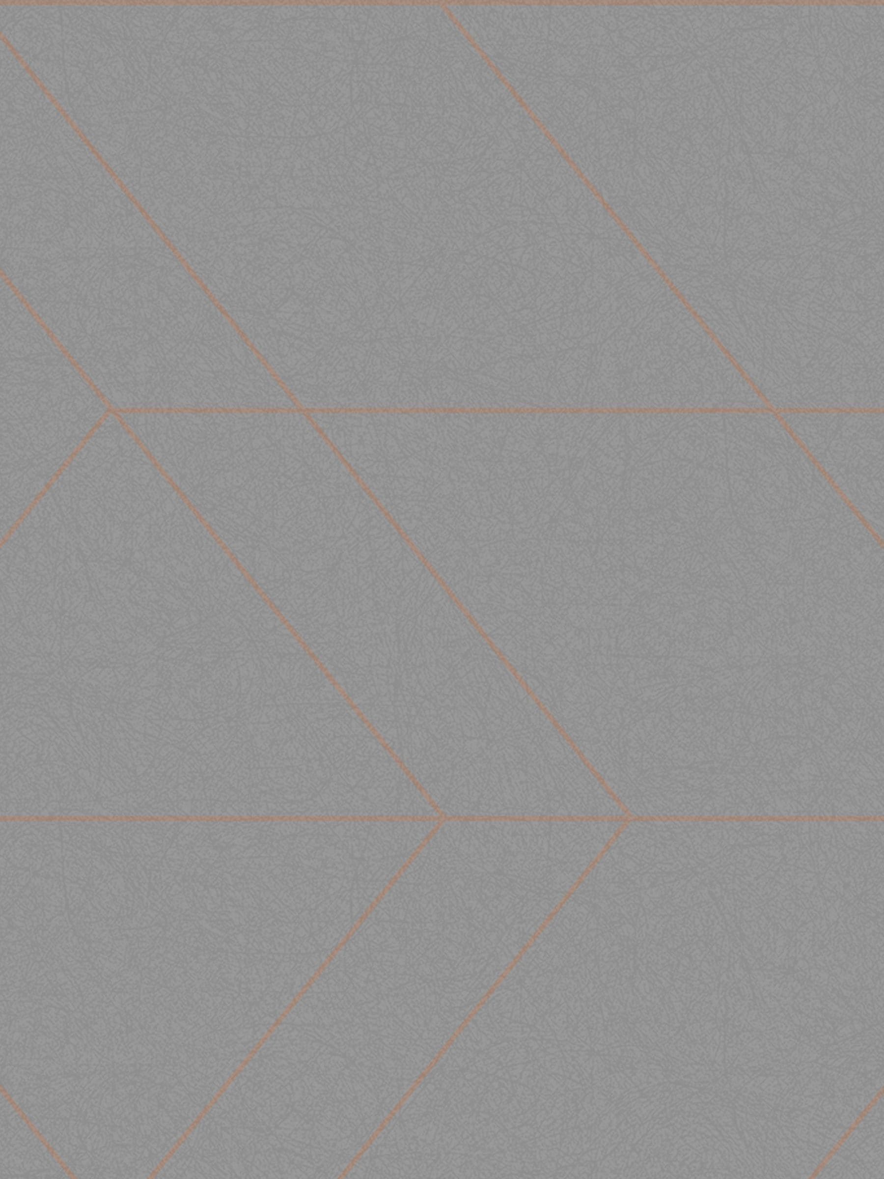 Graham & Brown Balance Geo rose gold wallpaper sample - British product