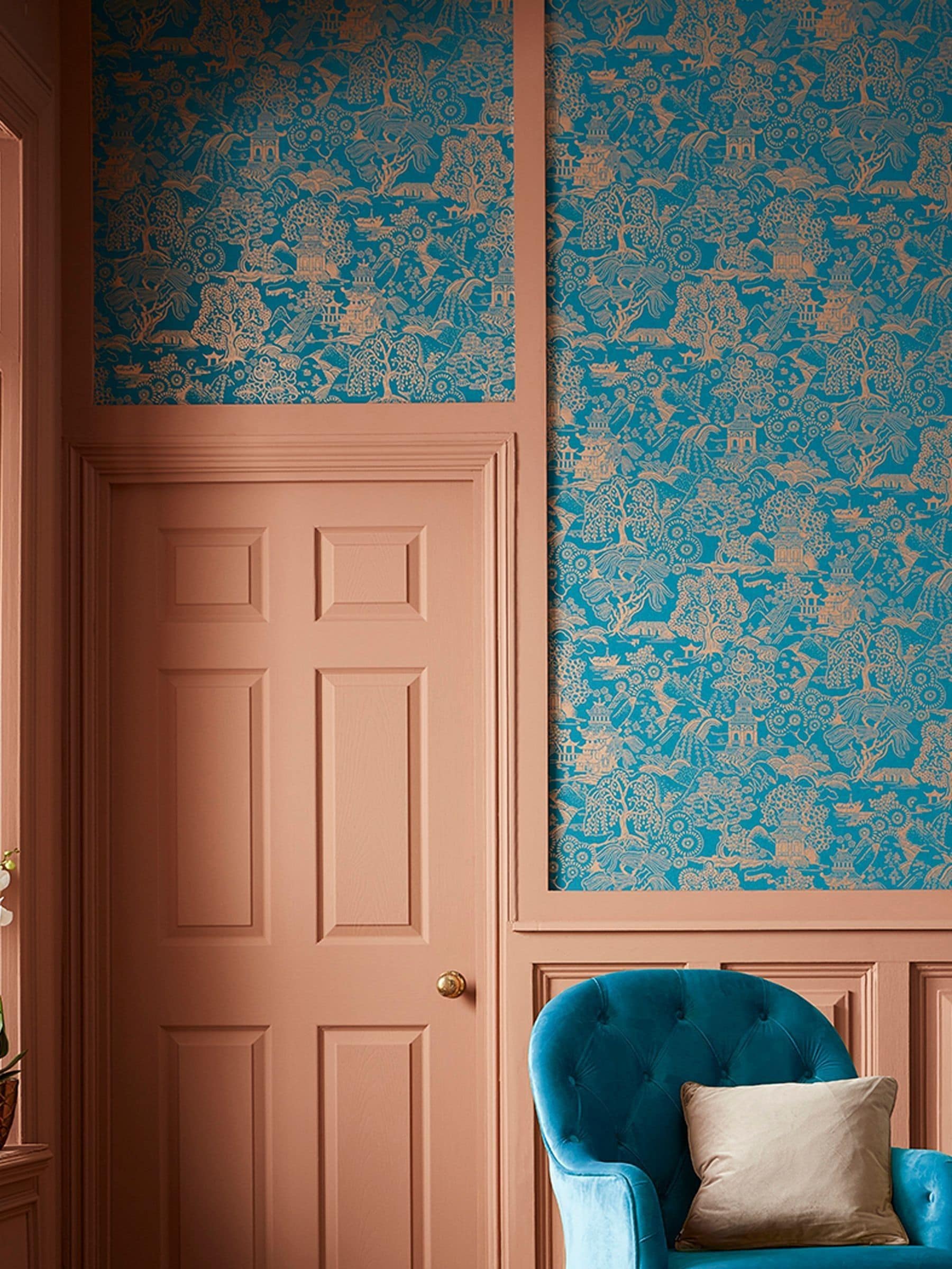 Graham & Brown Pink Basuto Wallpaper