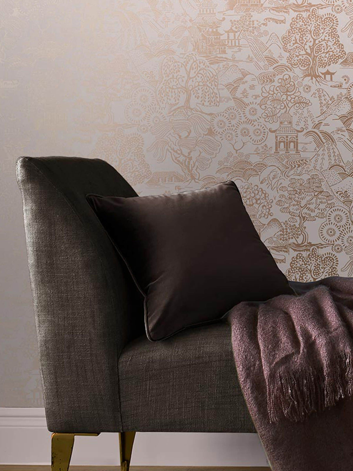 Graham &amp; Brown Pink Basuto wallpaper - British product