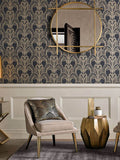 Graham & Brown Gold Art Deco Wallpaper Sample