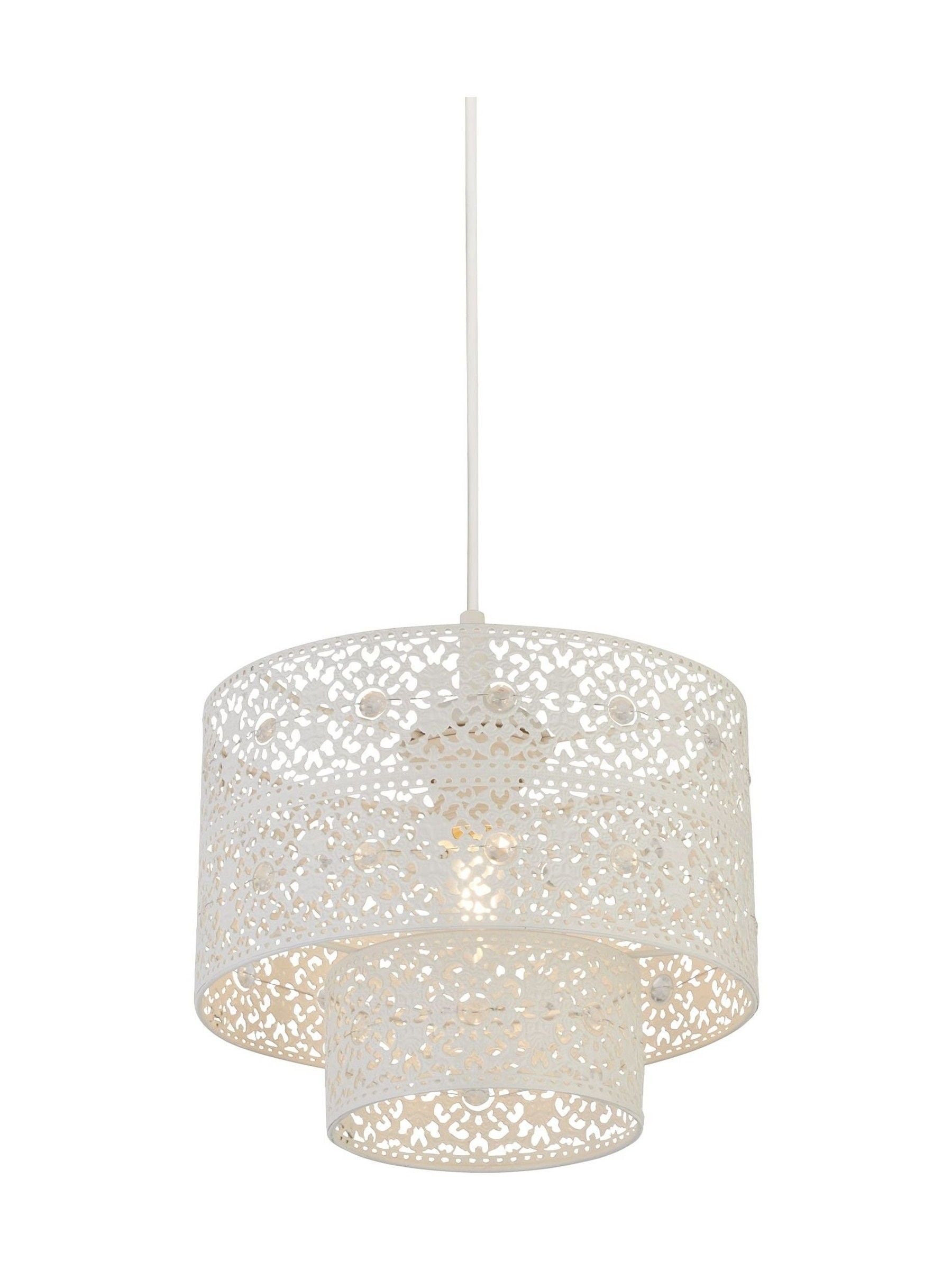 Searchlight Cream Amelia double-layer ceiling light 18cm height 24cm width (British brand)