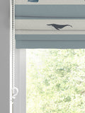 Sophie Allport roman blind duck egg blue whale design - British product