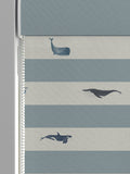 Sophie Allport roman blind duck egg blue whale design - British product