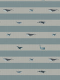 Sophie Allport roman blind duck egg blue whale design - British product