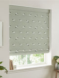 Sophie Allport green sheep pattern roman blind (British brand)