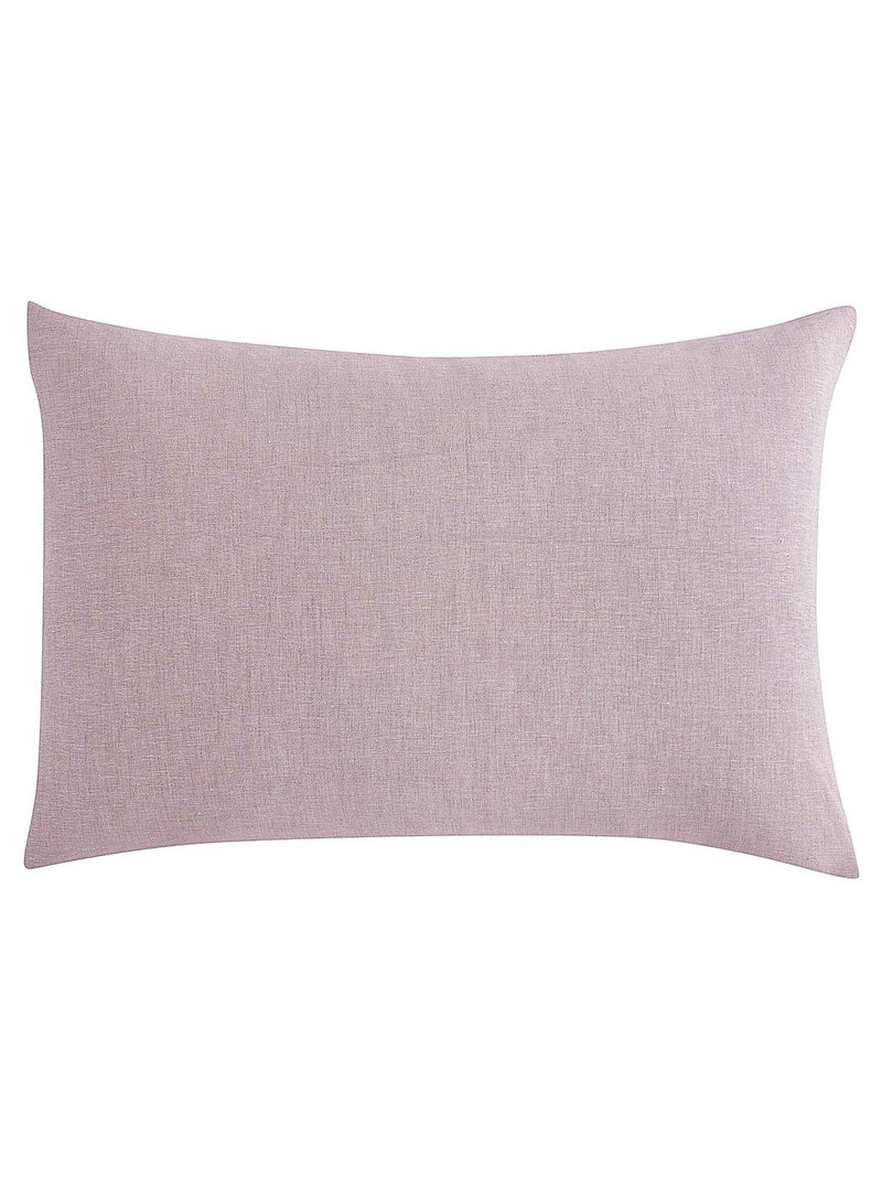 Lazy Linen Set of 2 Blue Washed 100% Linen Pillowcases