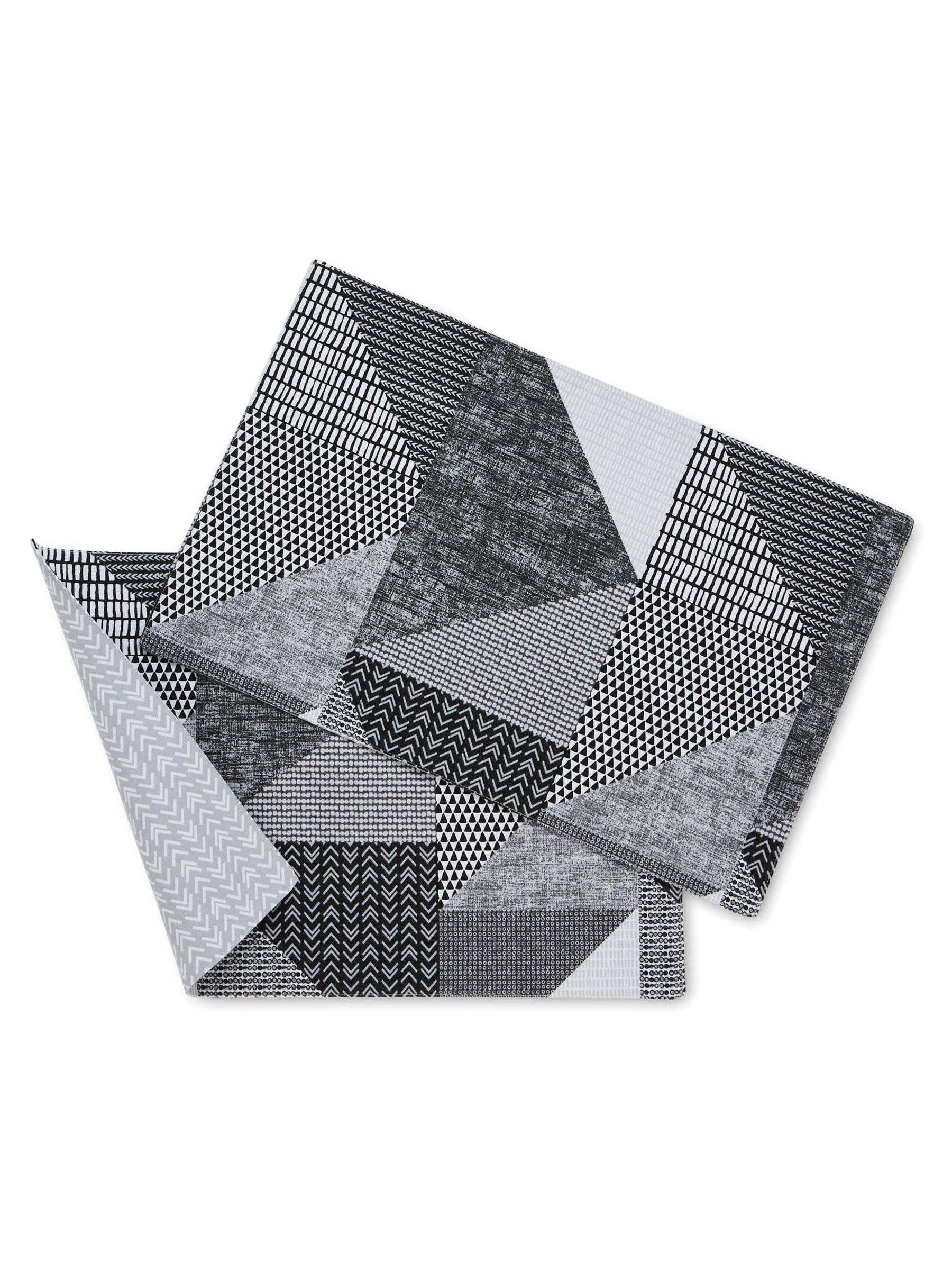 Catherine Lansfield grey Larsson Geo placemats set of 2 - British product