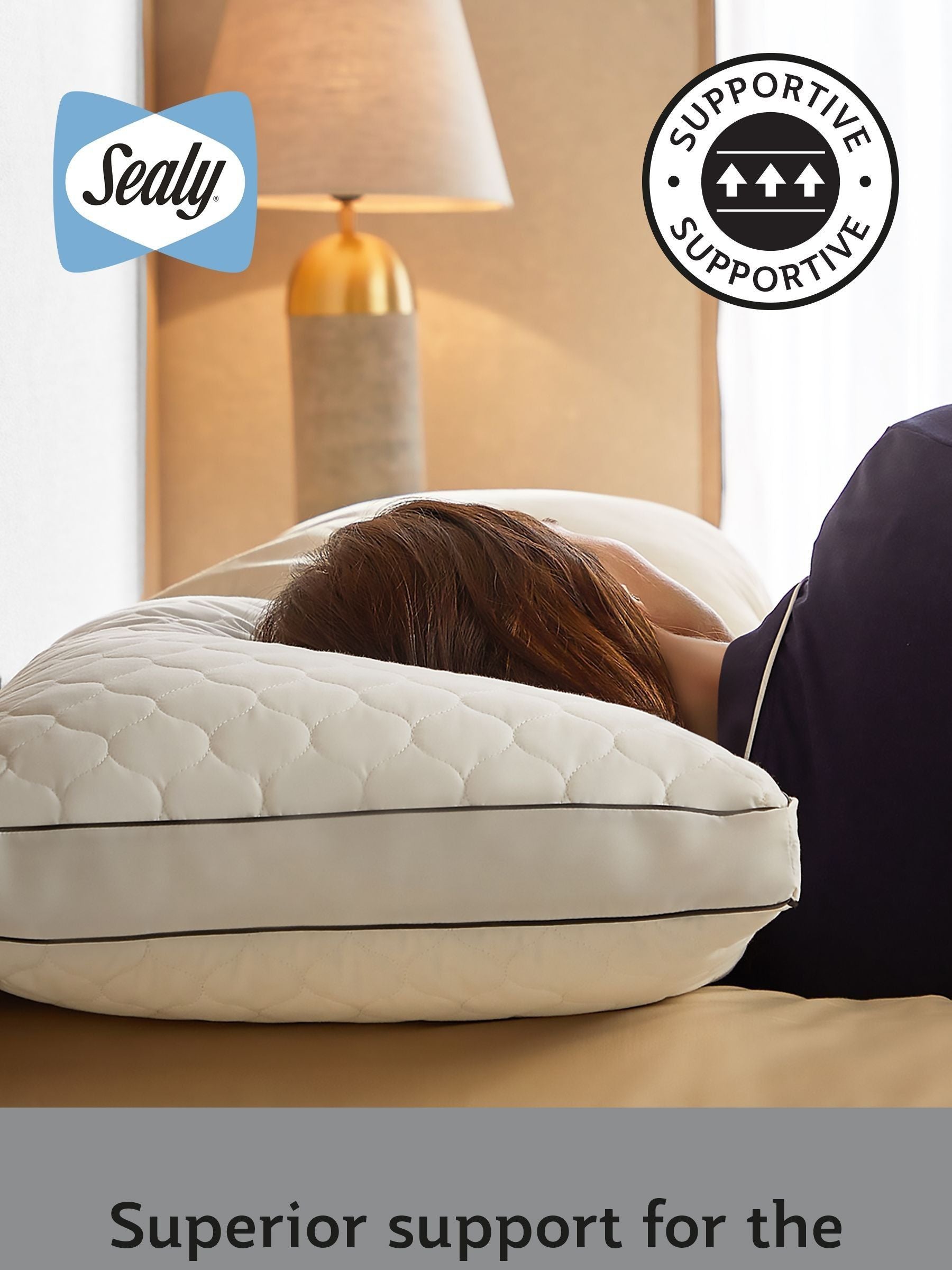 Sealy side sleeper pillow (British brand)