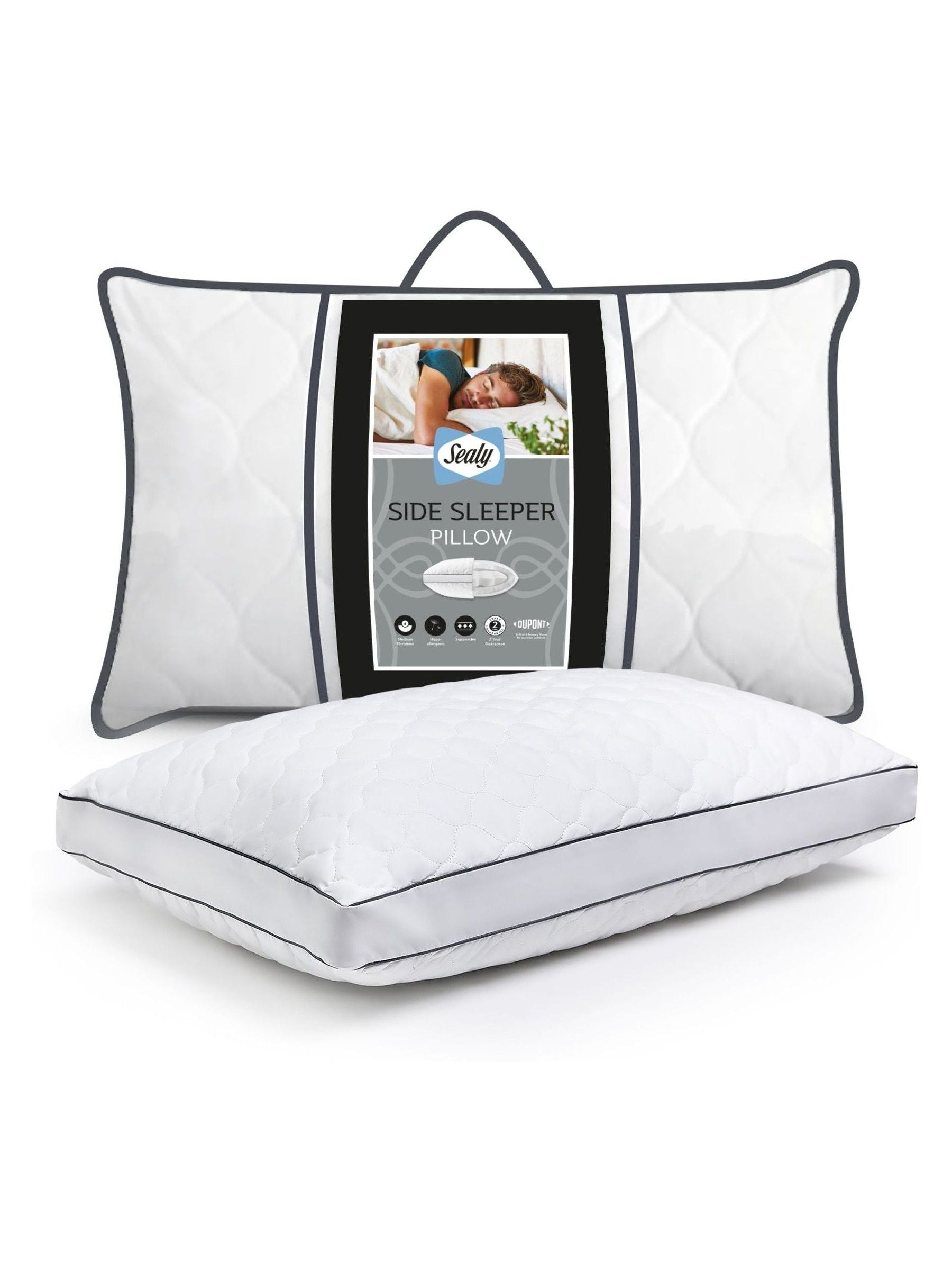 Sealy side sleeper pillow (British brand)